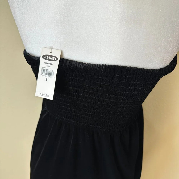 NWT OLD NAVY Stretch Velvet Strapless Mini Dress Size Small Ruched - Picture 7 of 13